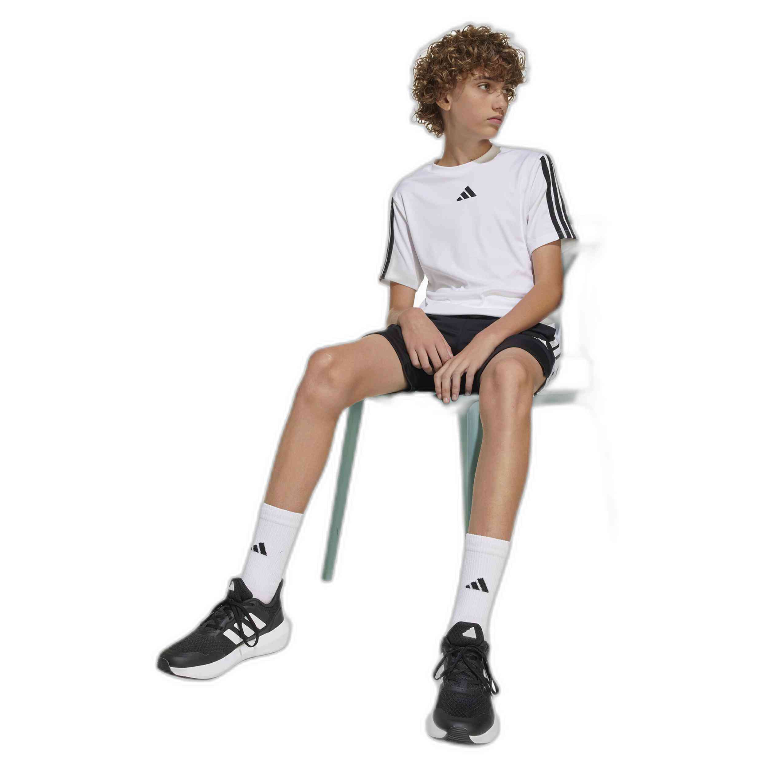 Camiseta De Manga Corta Adidas Essentials 3 Stripes