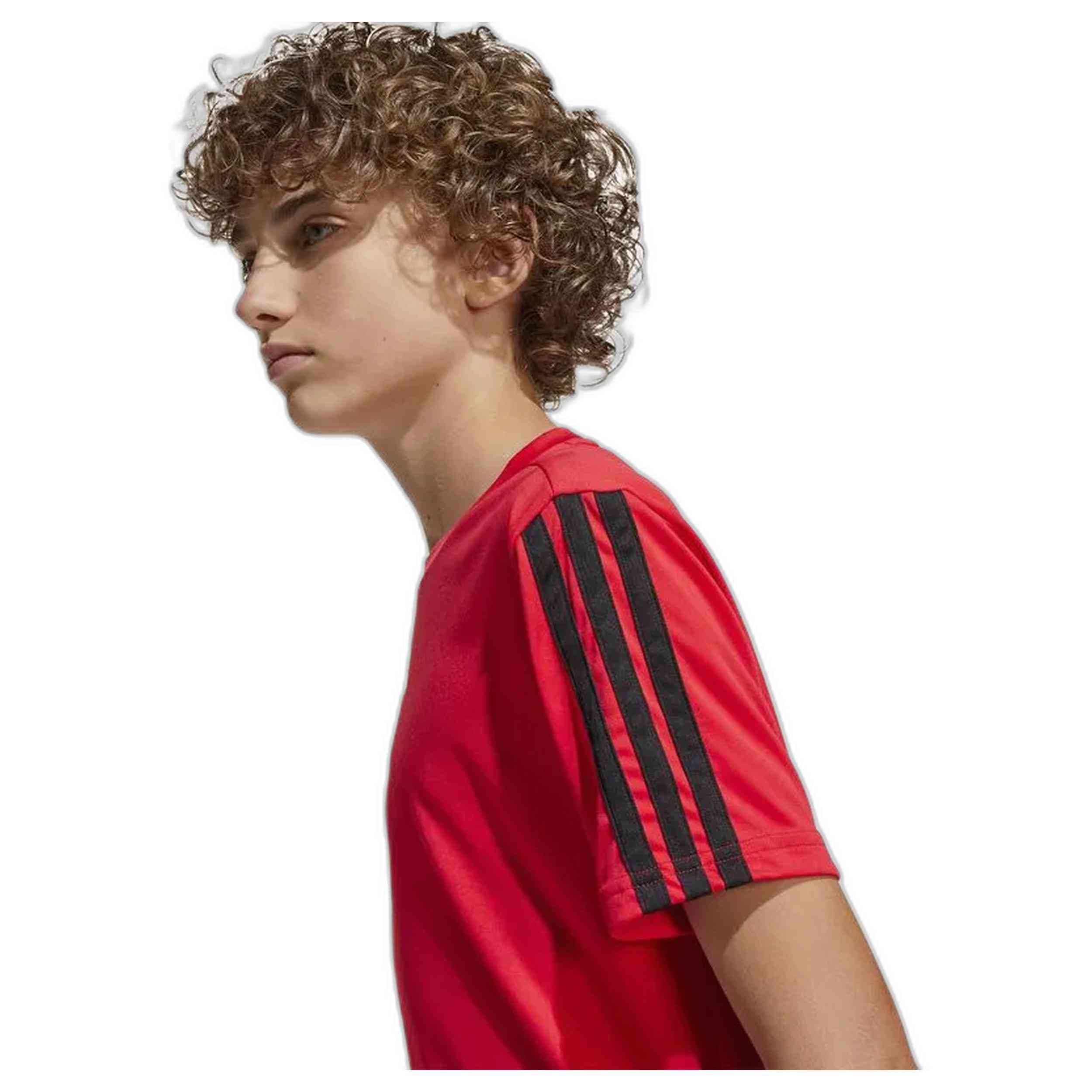Camiseta De Manga Corta Adidas Essentials 3 Stripes