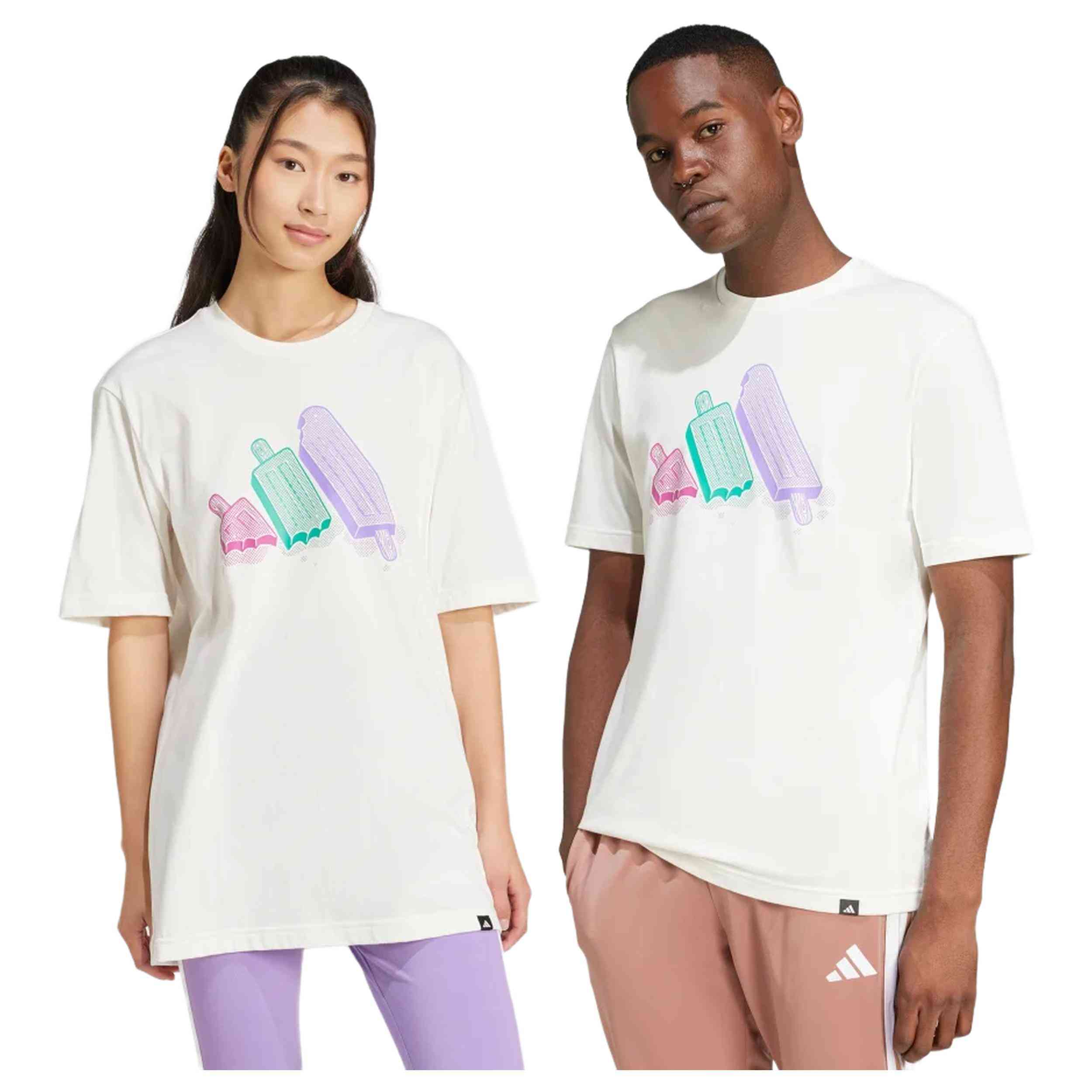 Camiseta De Manga Corta Adidas Lounge Ice