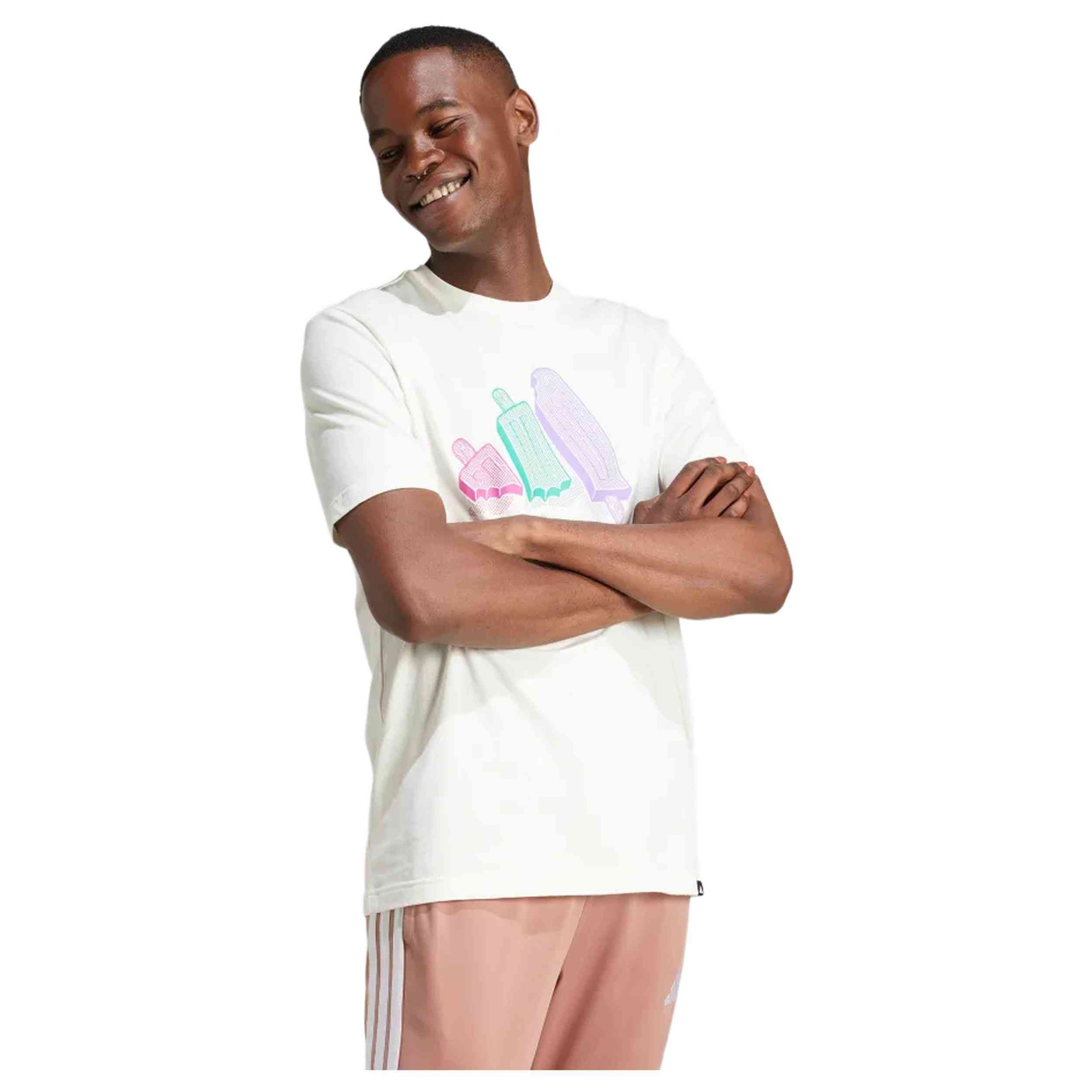 Camiseta De Manga Corta Adidas Lounge Ice