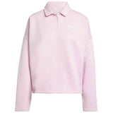 Sudadera Adidas Essentials Linear Fleece "Clear Pink / White"