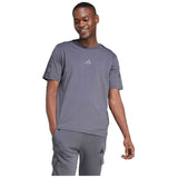 Camiseta De Manga Corta Adidas Aop Colourblock "Grey Six / Multicolor"