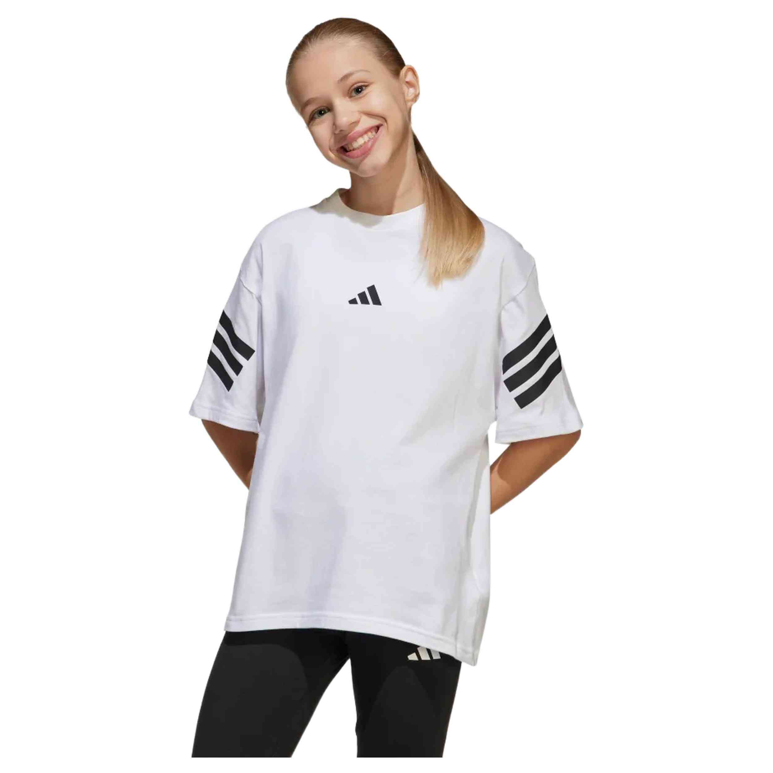 Camiseta De Manga Corta Adidas Future Icons 3 Stripes