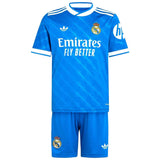 Conjunto Adidas Real Madrid 25/26 Third Youth "Blue Bird"
