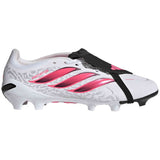 Botas De Futbol Adidas Predator League Fold-Over Tongue Fg "Cloud White / Solar Turbo / Core Black"