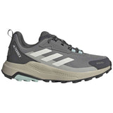 Zapatillas De Trekking Adidas Zapatillas Adidas Terrex Anylander Rain.Rdy Hiking Gris Blanco Mujer