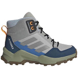 Zapatos De Montaña Adidas Botas Adidas Terrex Ax4R Mid Hiking Gris Azul Infantil