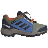 Zapatillas De Trekking Adidas Zapatillas Adidas Terrex Gore-Tex Verde Negro Azul Infantil