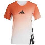 Camiseta De Manga Corta Adidas Camiseta Adidas Terrex Xperior Pro Manga Corta Blanco Naranja Mujer