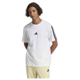 Adidas Essentials 3 Stripe Short Sleeve T-Shirt