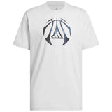 Camiseta De Manga Corta Adidas Camiseta Basket Adidas Millennium Hoops Graphic Tee "Grey"