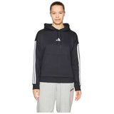 Sudadera Con Capucha Adidas Essentials 3-Stripes "Black / White"