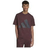 Camiseta De Manga Corta Adidas Essentials Big Logo "Marrón"