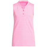 Top Adidas Girls Sleeveless Polo "Lucid Pink"