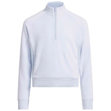 Sudadera Adidas Girls Textured Quarter-Zip "Crystal Sky"