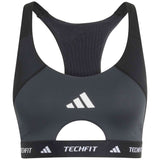 Sujetador Adidas Sujetador Adidas Techfit Workout Color Block Negro