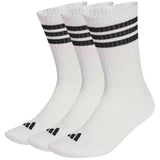 Calcetines Adidas Calcetines Adidas  3-Stripes Cushioned Sportswear Crew Blanco Negro (3 Pares)