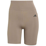 Malla Corta Adidas Malla Corta Adidas Optime Essentials Stash Pocket 7-Inch Marrón Mujer