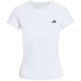 Camiseta De Manga Corta Adidas Camiseta Adidas Power Essentials Workout Contour Manga Corta Blanco Mujer