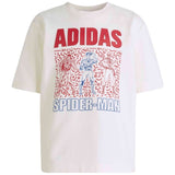Camiseta De Manga Corta Adidas Marvel Spider Man Tee "Off White / Dark Blue"