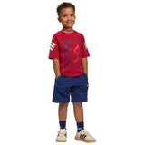 Conjunto Adidas Marvel Spider Man T Shirt Set "Active Maroon / Off White"