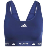 Sujetador Adidas Sujetador Adidas Techfit Azul Oscuro Blanco