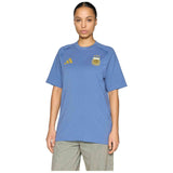 Camiseta De Manga Corta Adidas Argentina Tiro Travel "Crew Blue"
