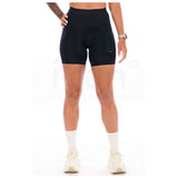 Camiseta De Manga Corta Hoka Malla Corta Hoka Novafly 6 Inch Negro Puro Mujer
