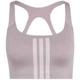 Sujetador Adidas Sujetador Adidas Optime Workout 3-Stripes Violeta Claro
