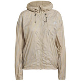 Sudadera Con Capucha Adidas Chaqueta Con Capucha Adidas Adi365 Running Reflective Beige Mujer