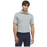 Polo De Manga Corta Adidas Ultimate365 Mesh Tango Print Climacool Polo Shirt "Wonder Sage / Collegiate Navy"