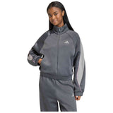 Chaqueta De Chandal Adidas Stadium "Grey Six / Charcoal Solid Grey / St Tropic Bloom"
