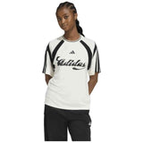 Camiseta De Futbol Adidas Camiseta Adidas House Of Tiro Manga Corta Blanco Puro Negro Mujer