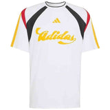 Camiseta De Manga Corta Adidas House Of Tiro Nations Pack Track Top "White / Black / Team Power Red 2 / Collegiate Gold"