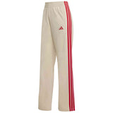 Pantalon De Chandal Adidas Pantalón Largo Adidas  3-Stripes Fashion Beige Rojo Mujer