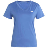 Camiseta De Manga Corta Adidas Camiseta Adidas Essentials Manga Corta Azul Eléctrico Mujer