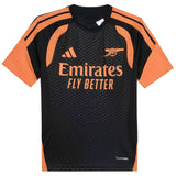 Camiseta De Futbol Adidas Arsenal Fc Tiro Training "Negro/Anaranjado"