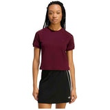 Camiseta De Manga Corta Adidas Lace Cali "Burgundy"