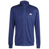 Chaqueta Adidas Sudadera Adidas Workout Essentials All-Set Azul Oscuro Blanco