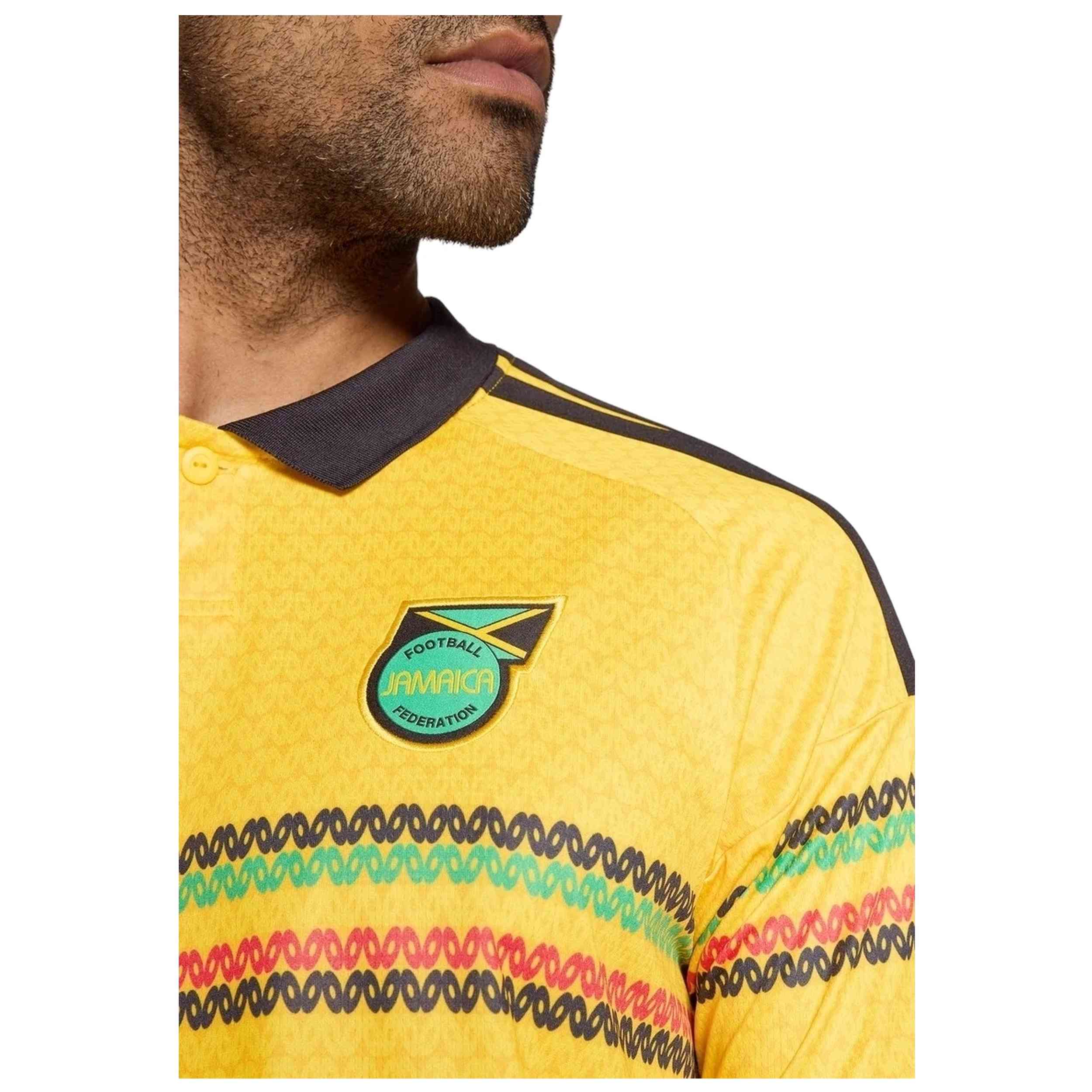 Camiseta De Futbol Adidas Jamaica 26 X Bob Marley Home Marley 10 "Amarillo"