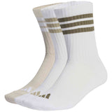 Calcetines Adidas Calcetines Adidas  3-Stripes Cushioned Sportswear Crew Blanco Puro Verde (3 Pares)