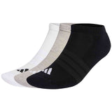 Calcetines Adidas Calcetines Adidas Cushioned Essentials Low Cut Gris Blanco (3 Pares)