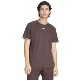 Camiseta De Manga Corta Adidas Chest Stripes Engineered Collar T Shirt "Aurora Coffee"