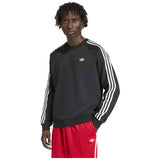 Sudadera Adidas 3 Stripes Crew Sweatshirt "Black"