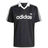 Camiseta De Manga Corta Adidas Archive Collar Engineered Jersey "Black"