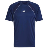 Camiseta De Manga Corta Adidas Camiseta Adidas Tech Apparel Manga Corta Azul Oscuro