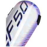 Espinilleras Adidas F50 Training "White / Solar Turbo / Solar Purple"