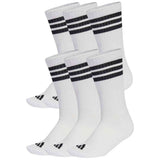 Calcetines Adidas 3-Stripes Essentials Cushioned Crew "White / Black / Black"