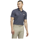 Polo De Manga Corta Adidas Ultimate365 Mesh Print Climacool Polo Shirt "Collegiate Navy"
