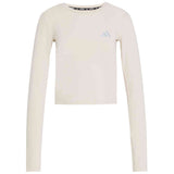 Camiseta De Manga Larga Adidas Camiseta Adidas Adi365 Running Essentials Manga Larga Beige Mujer